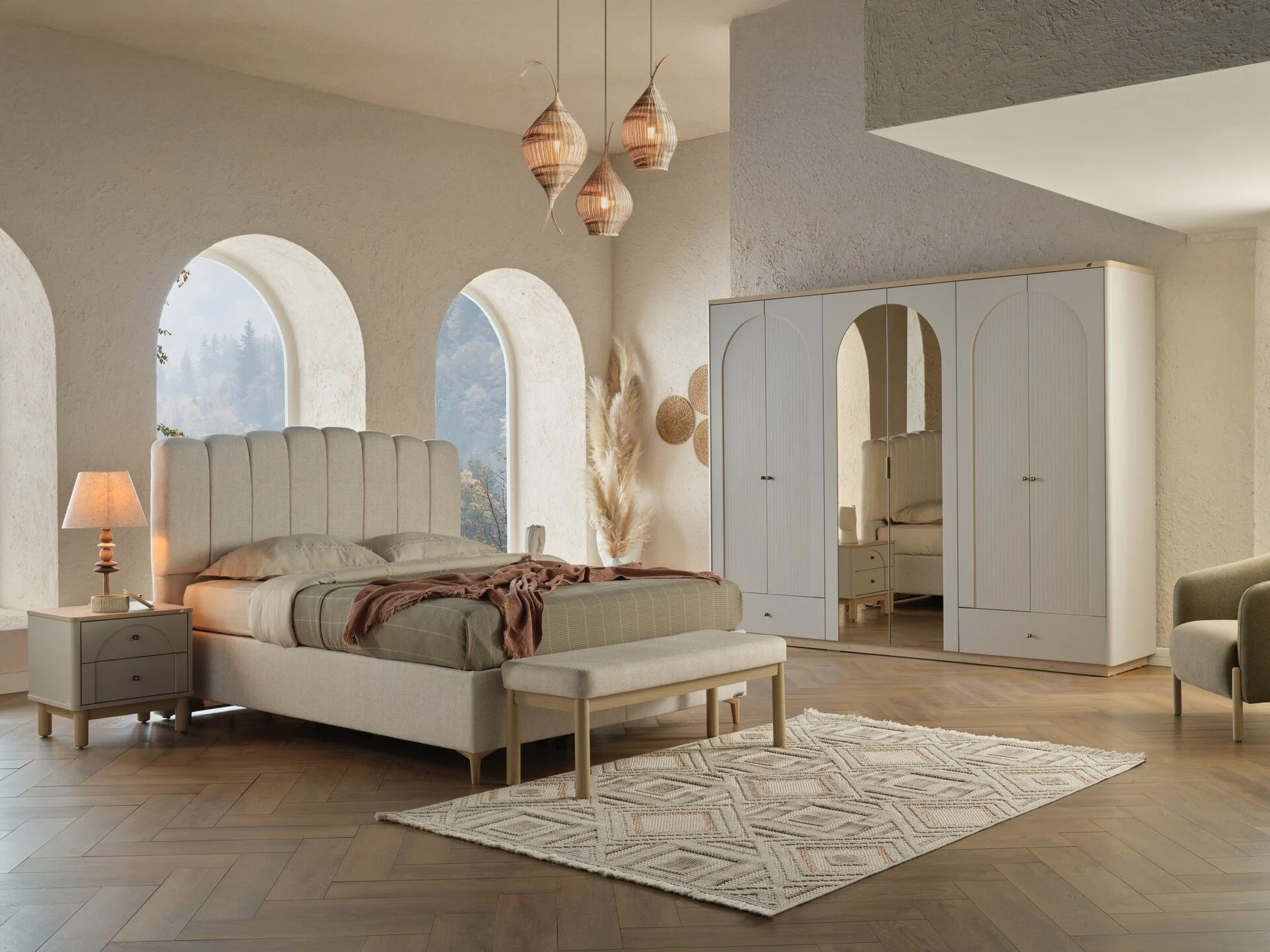 Borneo Bohem Schlafzimmer